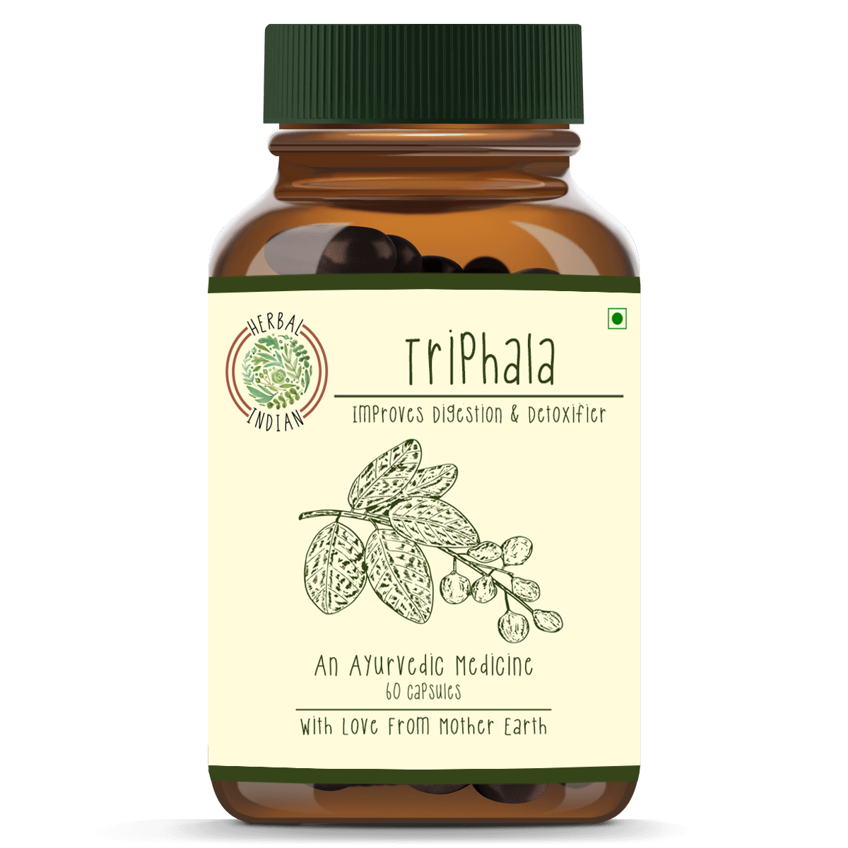 Triphala Capsule Organic Herbal Health Supplements USA